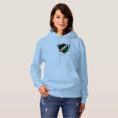 Huidhemd voor dames met PrionAlliance logo Hoodie (Voorkant volledig)