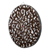 Huidhuid van dierenbont dartbord (Voorkant Rechts)