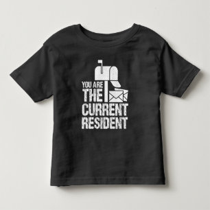 Huidig inwoner Postman Funny Postal Workers Kinder Shirts
