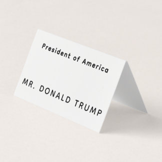 Huidig papier visitekaartje