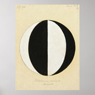 Huidig standpunt van Mahatmas door Hilma af Klint Poster