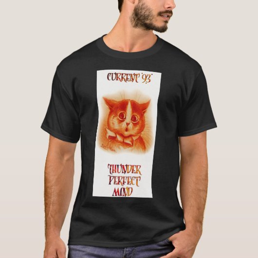 Huidige 93-Thunder Perfect Mind Louis Wain Cat T-shirt (Voorkant)