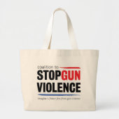 Huidige CSGV-logo Grote Tote Bag (Voorkant)