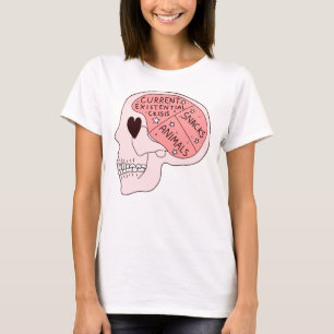 Huidige existentiële crisis snackt dieren t-shirt