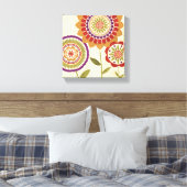 Huidige Herfst bloemen Canvas Afdruk (Insitu (Slaapkamer))