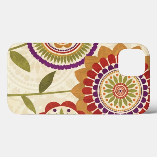 Huidige Herfst bloemen Case-Mate iPhone Case (Achterkant (horizontaal))
