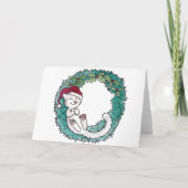 Huidige Katten Feestdagen Kaart (Achterkant)