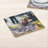 Huidige Menu, Harbor Island Kartonnen Onderzetters (Schuin)