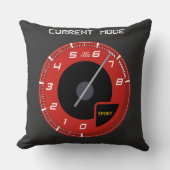 HUIDIGE MODSPORT T-Shirt Kussen (Voorkant)