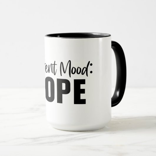 Huidige Mood Nope Mok (Voorkant rechts)