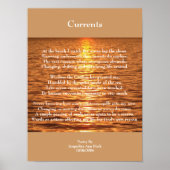 Huidige poëzie Poster (Voorkant)