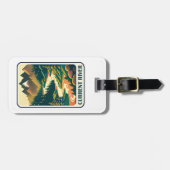 Huidige rivier Missouri kleuren Bagagelabel (Voorkant horizontaal)