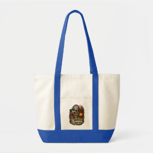Huidige status lezen bij het vuur Winter Tote Bag