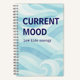 Huidige Stemming Laag Tij Energie Dagboek | Strand Notitieboek