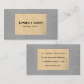 Huidige tweetontextuur visitekaartje (Voorkant / Achterkant)