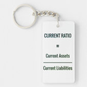 "Huidige verhouding" Sleutelhanger (Voorkant)