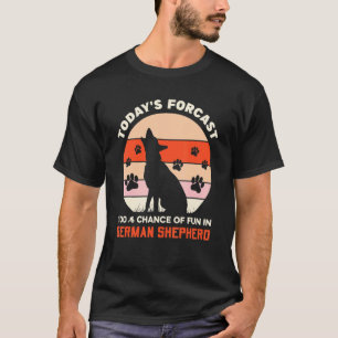 Huidige voorspelling 100 kans op plezier in Duitse T-shirt
