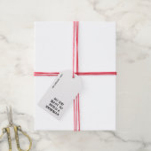 Huidige Wilt u een Snowman-minimalist bouwen Cadeaulabel (Met Touw)