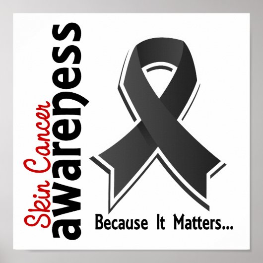 Huidkanker Bewustheid 5 Poster (Voorkant)