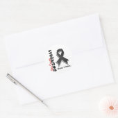 Huidkanker Bewustheid 5 Ronde Sticker (Envelop)