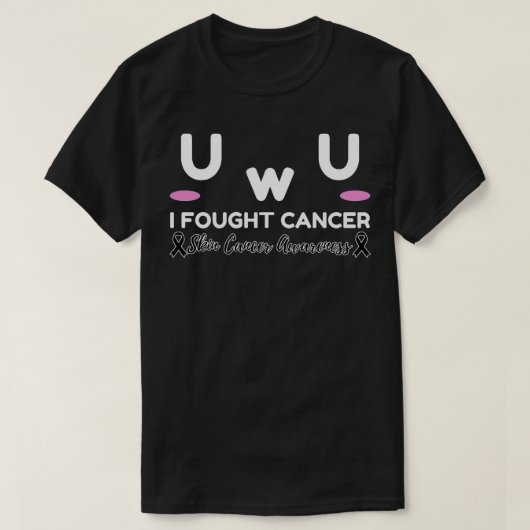 Huidkanker Ik vond kanker in U Gift T-shirt (Design voorkant)