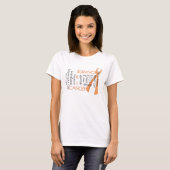 Huidkanker Overleving D4: Puzzle Words T-shirt (Voorkant volledig)