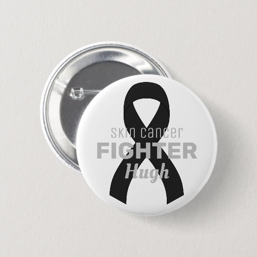 Huidkanker Witte Button (Voorkant /achterkant)