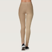 Huidkleur, moderne afdrukken leggings (Achterkant)
