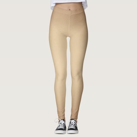 Huidkleur, moderne afdrukken leggings (Voorkant)