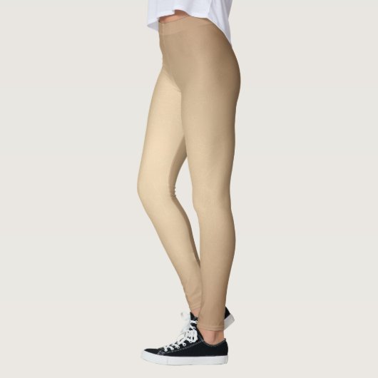Huidkleur, moderne afdrukken leggings (Links)