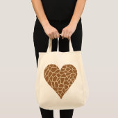 Huidpatroon, kleuren van de Giraffe Tote Bag (Voorkant (product))
