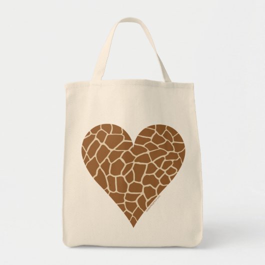 Huidpatroon, kleuren van de Giraffe Tote Bag (Voorkant)
