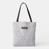 Huidpatroon van een wild dier tote bag (Achterkant)
