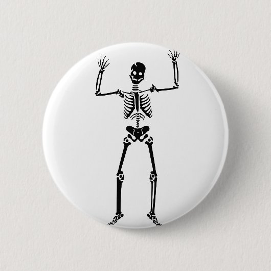 Huidpijn (Halloween) Ronde Button 5,7 Cm (Voorkant)