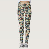 Huidschilderpatroon Leggings (Voorkant)