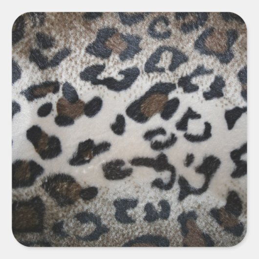 Huidschilderpatroon Vierkante Sticker (Voorkant)
