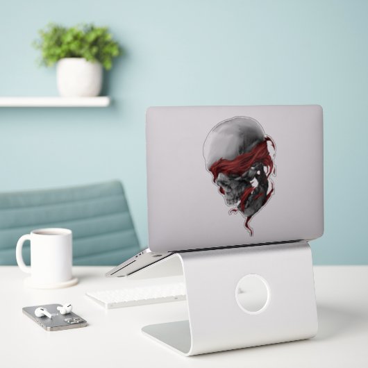 Huidsticker Sticker (Laptop op bureau)