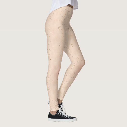 Huidtextuur Bleek met veel Leggings (Rechts)