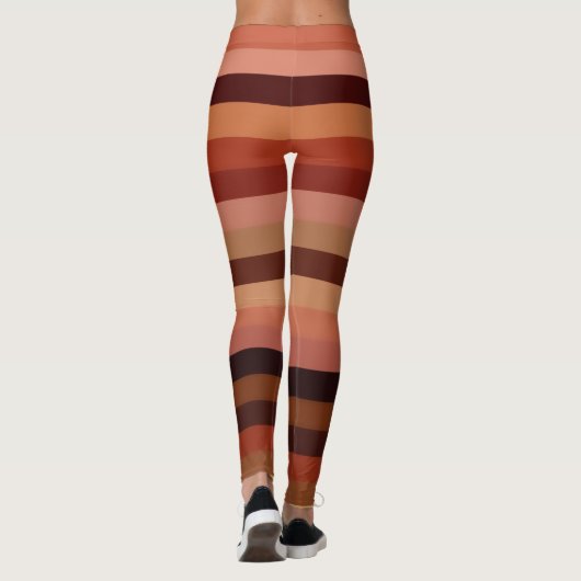 Huidtonenstrepen Leggings (Achterkant)