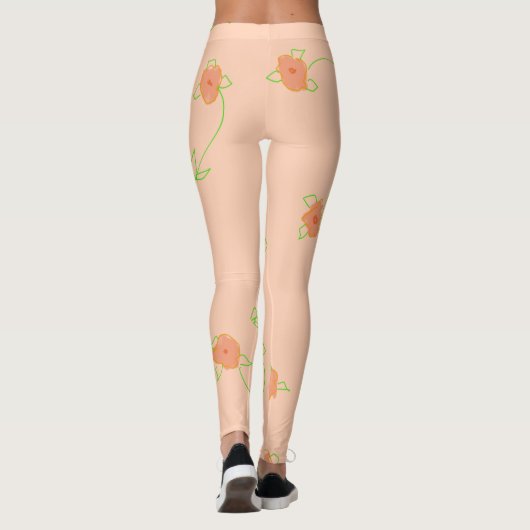 Huidtonus Leggings (Achterkant)