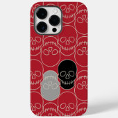 Huiduitslag - Bloed rood en bot wit Case-Mate iPhone Case (Achterkant)