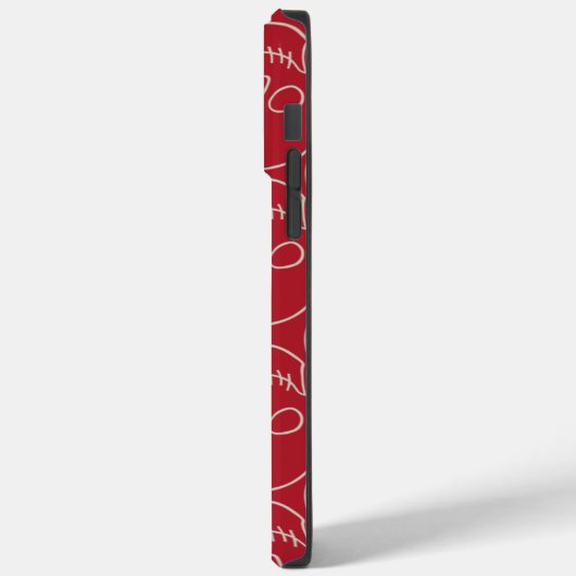 Huiduitslag - Bloed rood en bot wit Case-Mate iPhone Case (Achterkant / Links)