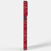 Huiduitslag - Bloed rood en bot wit Case-Mate iPhone Case (Achterkant / Rechts)