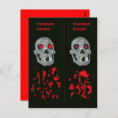 Huiduitslag en bloedBladwijzer Briefkaart (Voorkant / Achterkant)