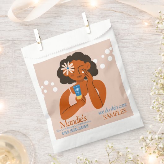 Huidverzorger Estheticien Business Salon Girl Samp Bedankzakje (Geknipt)