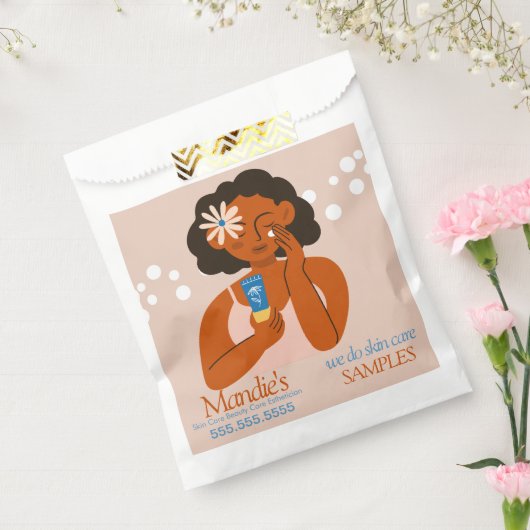 Huidverzorger Estheticien Business Salon Girl Samp Bedankzakje (Gezegeld)