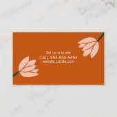 Huidverzorger estheticien Vrouwen Salon Boho Visitekaartje (Achterkant)