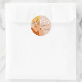 Huidverzorger Estheticus Business Salon Dank u Ronde Sticker (Tas)