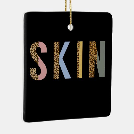 Huidverzorger Verminderde huid Retro Huidliefde Keramisch Ornament (Rechts)