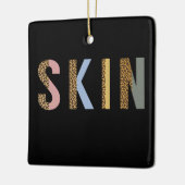 Huidverzorger Verminderde huid Retro Huidliefde Keramisch Ornament (Links)